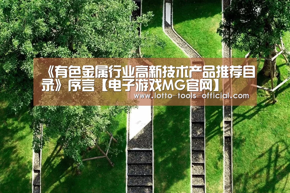 《有色金属行业高新技术产品推荐目录》序言【电子游戏MG官网】(图2) 电子游戏MGAPP下载